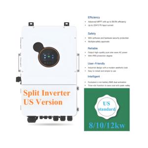 コンプリートオフグリッド10KWホームリチウム電池ソーラーシステム10KW12KW15KWソーラーエネルギーハイブリッドソーラーパネル米国版