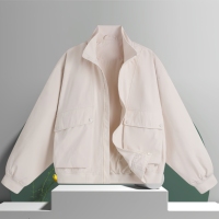 Vestes pour hommes, vestes de pilote, vestes décontractées de couleur unie pour l'extérieur, vestes coupe-vent pour hommes, vestes uniformes de baseball à fermeture éclair