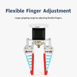 Pinza Robótica Flexible de 2, 3 y 4 Mandíbulas, Dedos Biónicos Suaves, Pinza Adaptativa Neumática y Eléctrica con Almohadilla de Silicona para Clasificación de Frutas y Huevos - Product Image 3