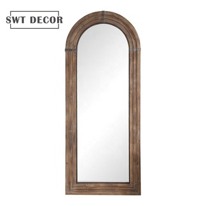 SWT Fatti <span class=keywords><strong>A</strong></span> Mano In Piedi <span class=keywords><strong>Specchio</strong></span> Commerciale Porta Ad Arco In Legno <span class=keywords><strong>A</strong></span> <span class=keywords><strong>Specchio</strong></span> - Product Image 1