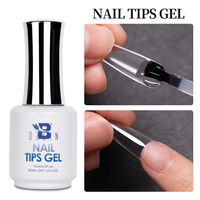 Pointes d'ongles en gel de haute qualité OEM, capsules de gel souple à presser pour la construction d'ongles