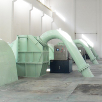 Generator Tenaga Air Hidrogenerator 1250kw, Roda Pelton Kecil/Mini Turbin Hidrolik/Hidro Turbina Pelton