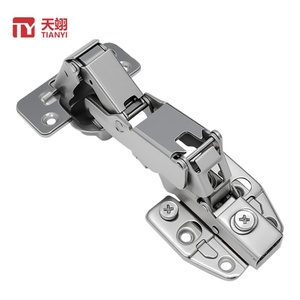 Hot Selling 165 Degrees Soft Close Concealed 3D Hinge 3D Hidden Hydraulic <b>Wardrobe</b> Hardware for Cabinets Kitchen School 10 Years - Product Image 1