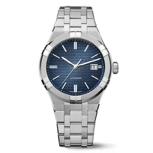 Fashion Men'S Wholesale Luminous Calendar Quartz Teal Dial Watch Japanese Movement Minimalist Watch Uhren Herren