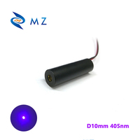 Nouveau module de mise au point haute précision, alignement 10 mm, 405 nm, 35 mW, laser bleu violet, pointeur de positionnement industriel