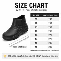 Bottes de sécurité pour chef imperméables, résistantes à l'huile et aux acides, sans couture, mi-mollet, antidérapantes, à semelle à crampons profonds, pour la cuisine