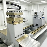 Tour CNC à banc plat CK6180E, portée de 800 mm, longueur de 6000 mm, commande GSK980TC3, machine de tournage robuste pour arbres longs