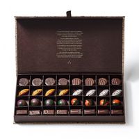 Boîte cadeau de luxe personnalisée avec fermeture magnétique, gaufrage et logo sur mesure pour chocolats, finition mate