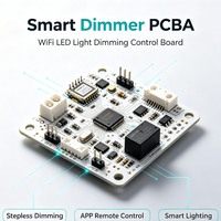 Module de contrôle de gradation LED WiFi intelligent PCBA pour éclairage domestique intelligent, gradation progressive