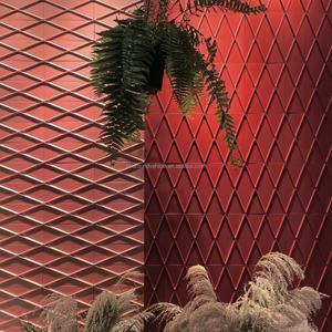 Revêtement mural 3D en UHPC, briques en béton écologiques pour magasins, supermarchés, cafés, intérieur/extérieur, revêtement mural en plumes 133*300*15mm - Product Image 2