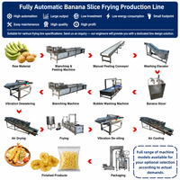 Ligne de production entièrement automatique de chips de pommes de terre et plantains Machine de fabrication de chips de pommes de terre à haut rendement