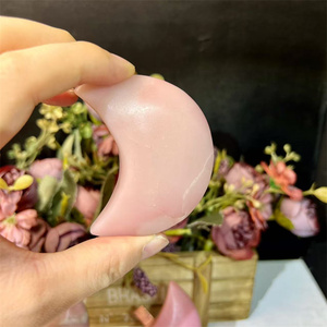 Cristalli naturali pietre curative intaglio <span class=keywords><strong>di</strong></span> alta qualità rosa <span class=keywords><strong>opale</strong></span> lune per la decorazione della casa - Product Image 5