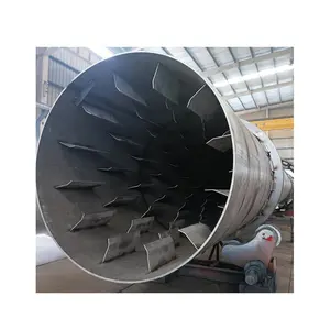 2x18m Stainless Steel Gypsum Drying Equipment Mining Sand Coal Single Rotary Drum Drying Equipment