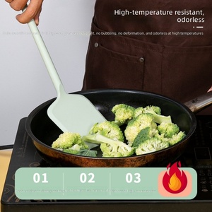 Juego de 5 utensilios de cocina de silicona antiadherentes: espátulas, cucharas, utensilios de cocina, espumadera y raspador - Product Image 3