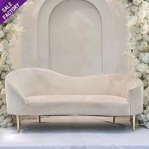 Juego de Sofás de Diseño de Lujo para Novios, Patas de Acero Inoxidable, Muebles para el Hogar, Decoración de Bodas, Sofá de Lujo para Eventos, Fiestas y Hoteles - Product Image 1