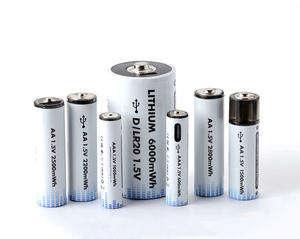 새로운 1.5v USB 충전 배터리 간편한 충전 3400mWh 리튬 이온 충전식 배터리 리튬 <span class=keywords><strong>AA</strong></span> 배터리 전체 검사 - Product Image 3