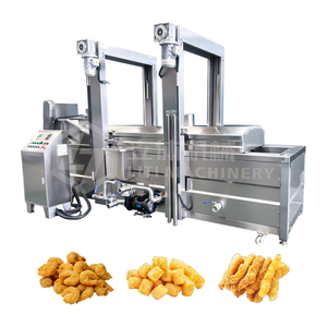 <span class=keywords><strong>Friteuse</strong></span> à bande continue pour frites et cacahuètes, machine à beignets à cuisson continue - Product Image 3