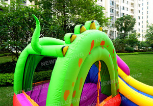 Château <span class=keywords><strong>gonflable</strong></span> et <span class=keywords><strong>trampoline</strong></span> Happy Lion <span class=keywords><strong>Mini</strong></span> Indoor Oxford Air Bounce House pour enfants - Product Image 3