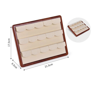 Meiman tùy chỉnh 360 độ xoay Bông tai hiển thị đứng làm bằng gỗ và vật liệu sợi siêu phù hợp cho các cửa hàng bán lẻ - Product Image 5