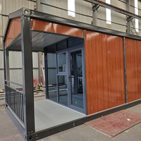 Ventes directes d'usine avec maisons en conteneur en verre Toit triangulaire Nouveau matériau Camping de haute qualité Assemblé Maisons en conteneur
