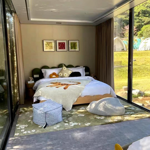 Usine chinoise Maison modulaire préfabriquée de 40 pieds, option économique pour les courts séjours, panneau sandwich pour hôtel, salon, usage domestique - Product Image 3