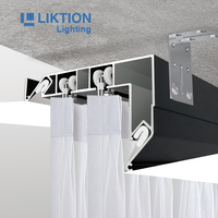 Plafond tendu en film PVC, profilé en aluminium pour rail, plafond en tissu tendu, profilé en aluminium extensible Shadow