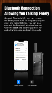 Interphone CE, <span class=keywords><strong>radio</strong></span> bidirectionnelle OG308, talkie-walkie ultra-fin, charge Type-C, UHF portable, 2W PMR446 - Product Image 4