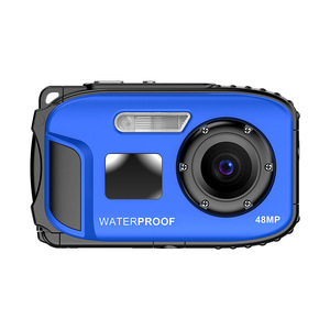 กล้องดิจิตอลกันน้ำสำหรับเด็ก 48MP HD ใช้สำหรับการเดินทางใต้น้ำ - Product Image 1