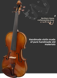 ไวโอลิน CHENTUO CT2.1 ทำมือจากไม้ สำหรับนักเรียนมืออาชีพ หน้าไม้สปรูซแท้ ด้านหลัง/ด้านข้างไม้เมเปิลเคลือบไม้อัด  คันชักทำจากไม้มะเกลือและคาร์บอนไฟเบอร์ - Product Image 6