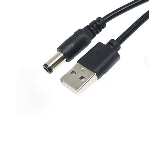 24V DC 5.5มม. 5.5x2.1มม. 2.5มม. ตัวผู้สายชาร์จ USB มุมขวา5.5x2.5มม. DC5521ขั้วต่อ USB - Product Image 3