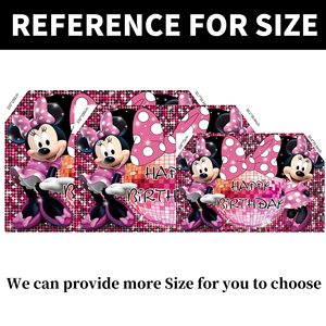 Bannière <span class=keywords><strong>de</strong></span> fond rose rouge <span class=keywords><strong>Minnie</strong></span> et Mickey Mouse, affiches pour fête d'enfants, fille, garçon, décorations <span class=keywords><strong>de</strong></span> fête d'anniversaire, fond - Product Image 4
