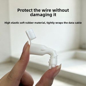 Household Data Cable Protector Anti-Break Charging Cord Winder Clip - Daily <strong>Home</strong> <strong>Essentials</strong> for Wire Protection &amp; Organization - Product Image 3