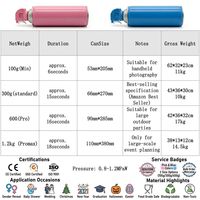 Vente en gros Poudre de fumée à base d'amidon de maïs grande capacité 600g pour révélation du sexe, biodégradable, pour enfants, Diwali, Halloween