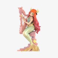 Figurine POP MART Peach Riot Siren's Song Series, boîte mystère, poupée mignonne à collectionner, ornement de bureau, jouet tendance, cadeau