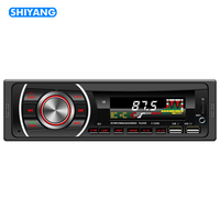 Reproductor de Mp3 de plástico para coche, receptor de Audio Fm con Bluetooth incorporado, Usb, Fm, Oem, tarjeta Sd, 12v-24v