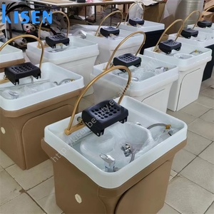 Bac à shampoing portable Kisen Headspa avec thérapie aquatique pour table de massage thaïlandaise et lit de beauté - Product Image 4
