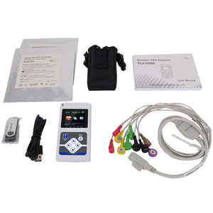 Moniteur <span class=keywords><strong>Holter</strong></span> Portable Contec TLC5000 CE 12 Dérivations avec Logiciel Gratuit, Enregistreur <span class=keywords><strong>24</strong></span> <span class=keywords><strong>Heures</strong></span> - Product Image 2