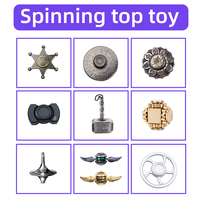 En stock, jouets de roulette en métal, fidget spinner, longue durée de rotation, jouets anti-stress, fidget spinners anti-anxiété pour adultes