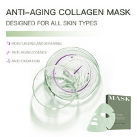 ZXIUER masque facial au collagène anti-âge 25ml * 5 Pack hydratant raffermissant tripeptide escargot mucine feuille OEM/ODM masque facial fonctionnel