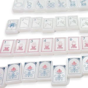 Juego de Mahjong Americano de 160 Piezas, <span class=keywords><strong>con</strong></span> Fichas Decorativas, de Una Sola Capa, Acrílico, <span class=keywords><strong>con</strong></span> Efecto Madreperla, para Niños, <span class=keywords><strong>con</strong></span> Logotipo Personalizado - Product Image 2