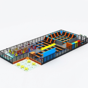 Hugh Adult Space Theme Indoor <b>Trampoline</b> Park Equipment with Airbag and Foam Pit Soft Play Entertainment - Product Image 4