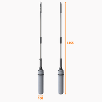 Serpillière à Eau en Fibre Ultra-Fine Meilleure Vente Rotation 360 Auto-Torsadante Télescopique Nettoyage de Sol Domestique Pliable à Long Manche à Bas Prix