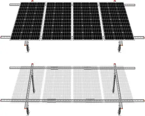 Güneş paneli montaj sistemi için güneş paneli dikey montaj ile çatıya güneş panelleri monte etmek için en iyi yol