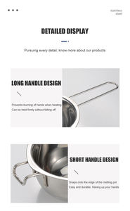 Beurre Fromage <span class=keywords><strong>Chocolat</strong></span> Fondre PotWax Fondre PotWax Fondre PotWaterproof Melt BowlBaking UtensilsHeat Cooker - Product Image 5