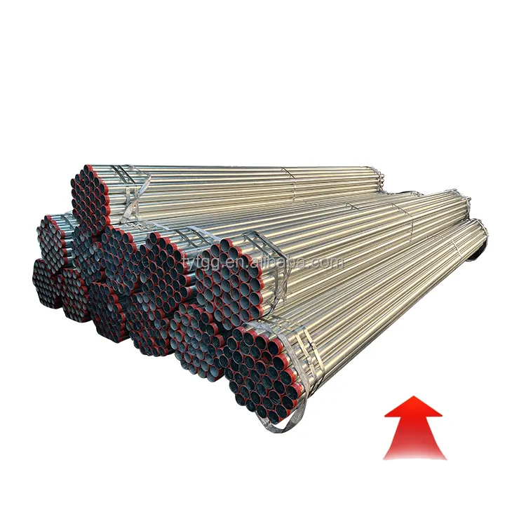 1.5 inç daldırma galvanizli karbon çelik boru kaynaklı 75mm * 38mm gi hollow emt boru üreticisi için çit direği