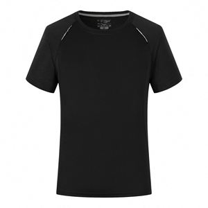 Promotional Apparel Quick Dry Unisex T-<b>Shirt</b> With Crewneck Custom Logo for Sports and Marathon - Product Image 6