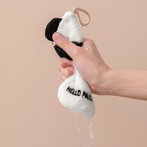 Support OEM Product Cartoon <b>Towel</b> Plush <b>Hand</b> <b>Towel</b> Thickened Dish <b>Towel</b> Hanging Absorbent Non Hair Dish Cloth for <b>Kitchen</b> - Product Image 2