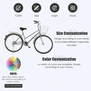 <span class=keywords><strong>Bicicleta</strong></span> Urbana de Aluminio con Transmisión por Correa Silenciosa de 26 Pulgadas, Diseño Retro, Nueva, en Stock, Disponible para Damas - Product Image 2