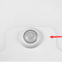Plafonniers encastrés LED intelligents 600x600mm 40W 6000K à intensité variable avec capteur PIR pour bâtiments connectés