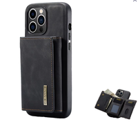 Étui portefeuille magnétique en cuir PU pour iPhone 18 Pro Max 14 15 16 Pro Max avec porte-cartes pour hommes - Vente chaude